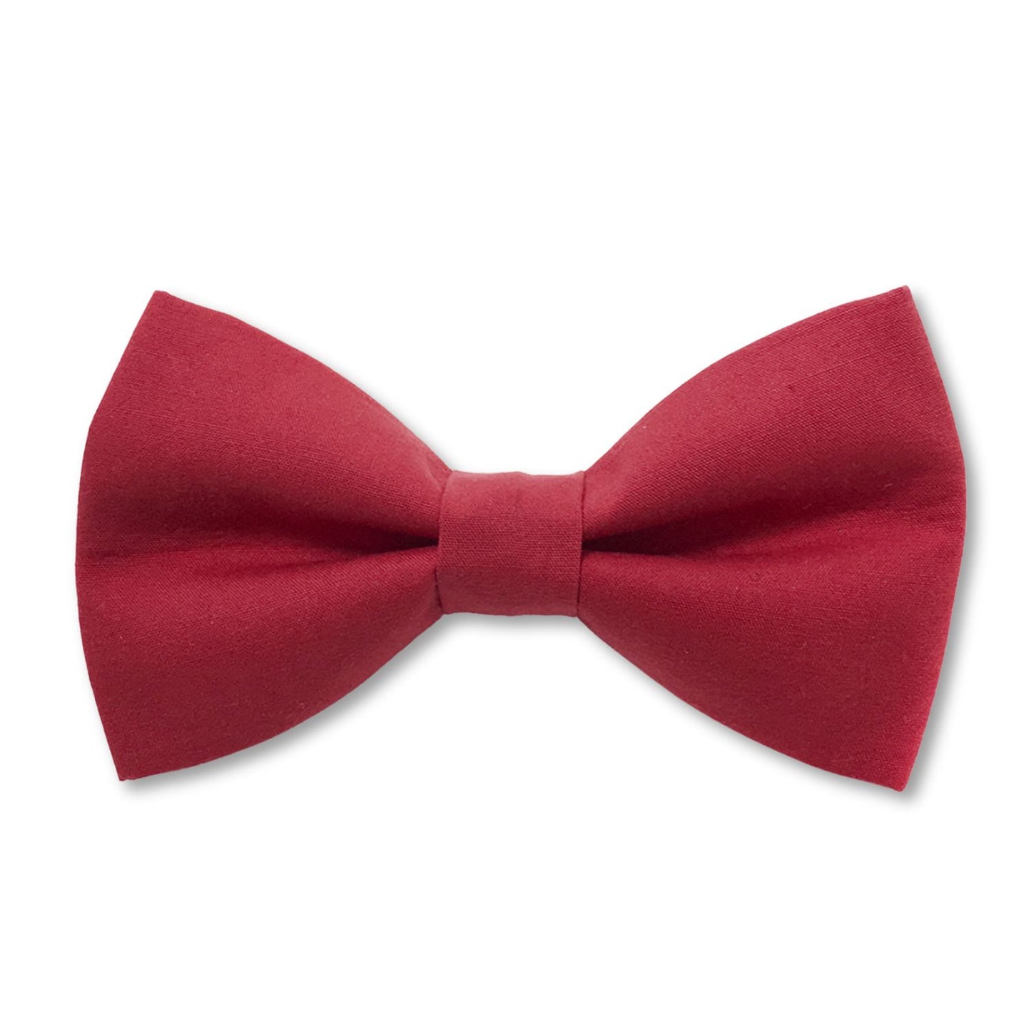 Solid Red Dog Bow Tie