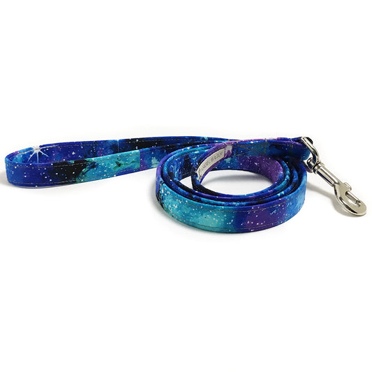 Blue and Purple Space Galaxy Leash