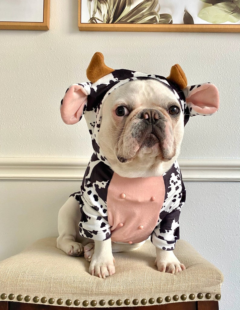 Dairy Cow Dog Halloween Costume on Etsy