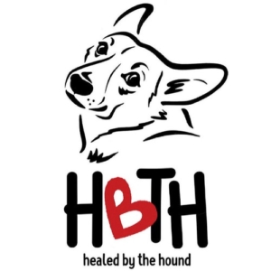 Healed by the Hound Etsy Shop Logo