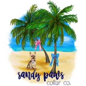 Sandy Paws Collar Co Etsy Shop Logo