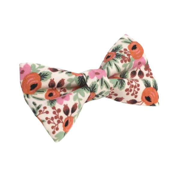 Rosa Blush Floral Bow Tie - Image 3