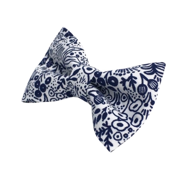 Tapestry Lace Blue Bow Tie - Image 2