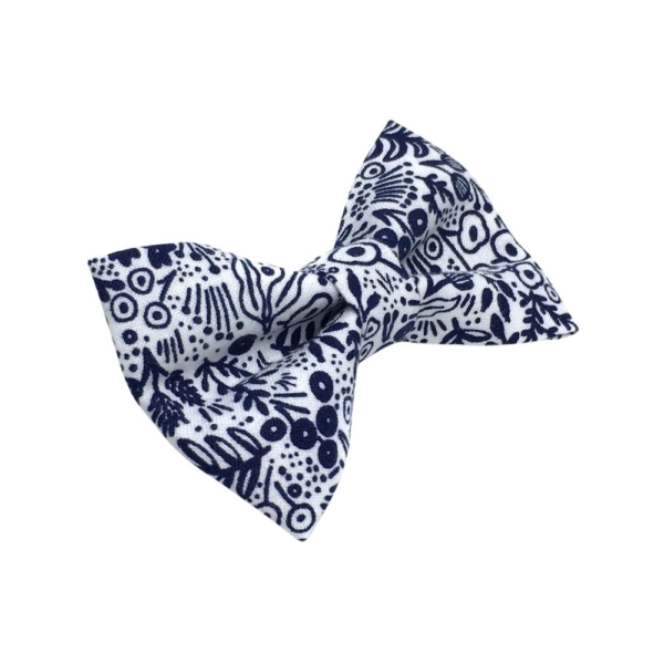 Tapestry Lace Blue Bow Tie - Image 3