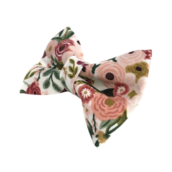 Garden Party Pink Floral Bow Tie - Image 3