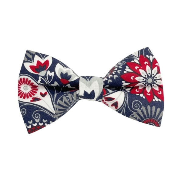 Floral Medallion Bow Tie