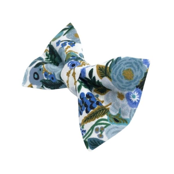 Garden Party Blue Floral Bow Tie - Image 2