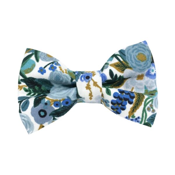 Garden Party Blue Floral Bow Tie