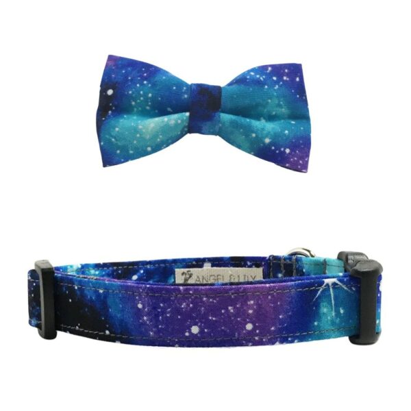 Space Galaxy Collar and Bow Tie Set