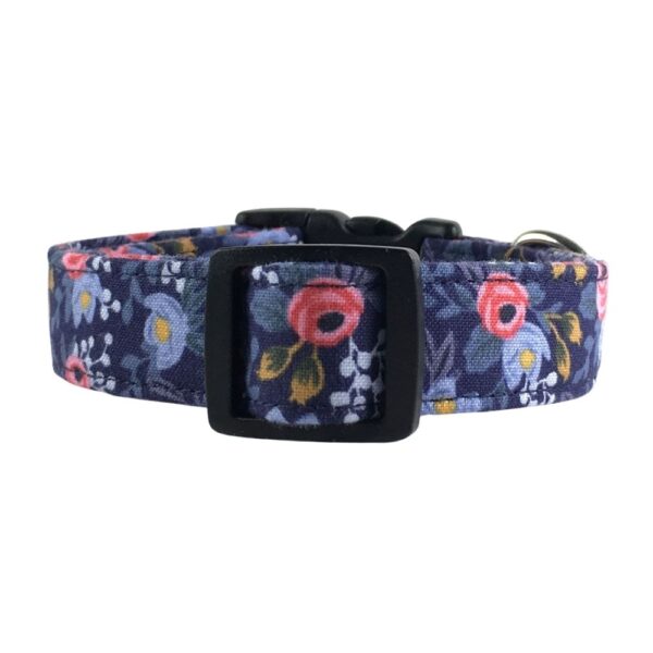 Rosa Navy Floral Collar - Image 4