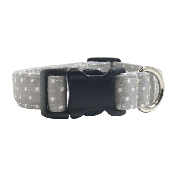 Gray and White Polka Dot Collar - Image 2