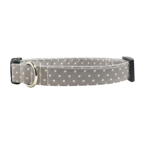 Gray and White Polka Dot Collar - Image 3