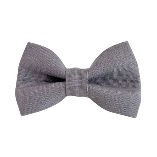 Gray Collar and Bow Tie Set - Image 2