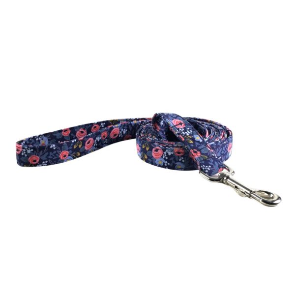 Rosa Navy Floral Collar and Leash Set - Image 3