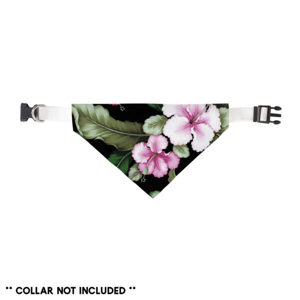 Black and Pink Hawaiian Shirt Slide On Bandana - Image 2