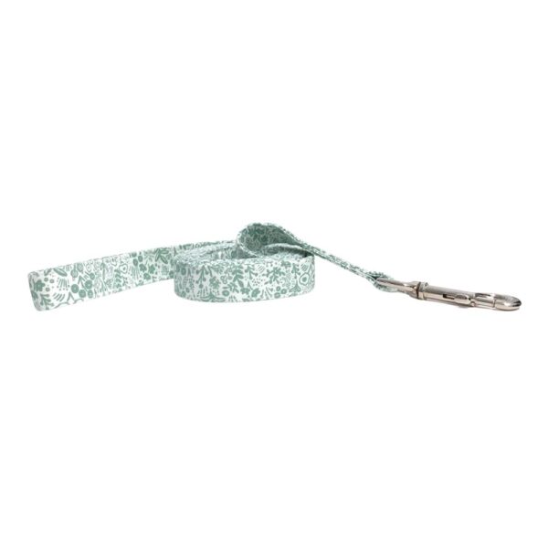 Tapestry Lace Sage Collar and Leash Set - Image 3