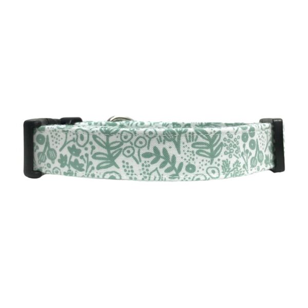 Tapestry Lace Sage Collar and Leash Set - Image 2