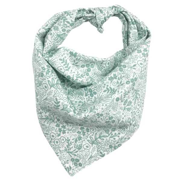 Tapestry Lace Sage Tie On Bandana