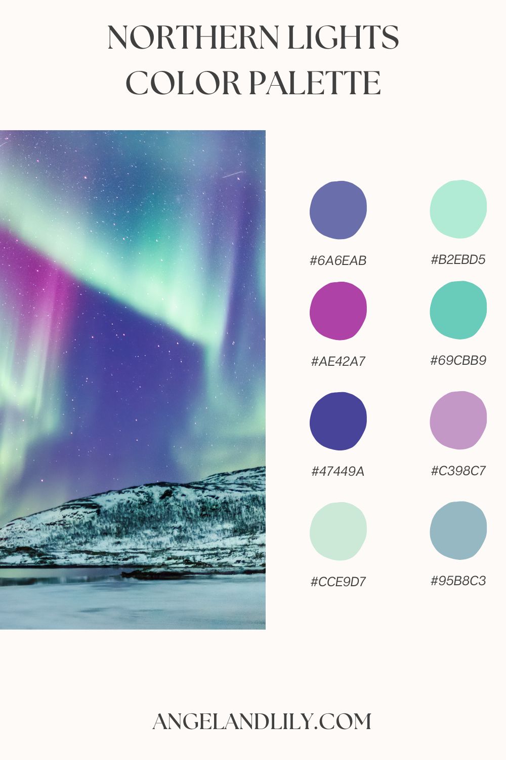6 Enchanting Northern Lights Color Palettes to Illuminate Your Designs
