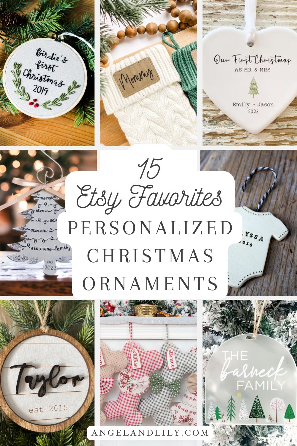 15 Etsy Favorites: Personalized Christmas Ornaments